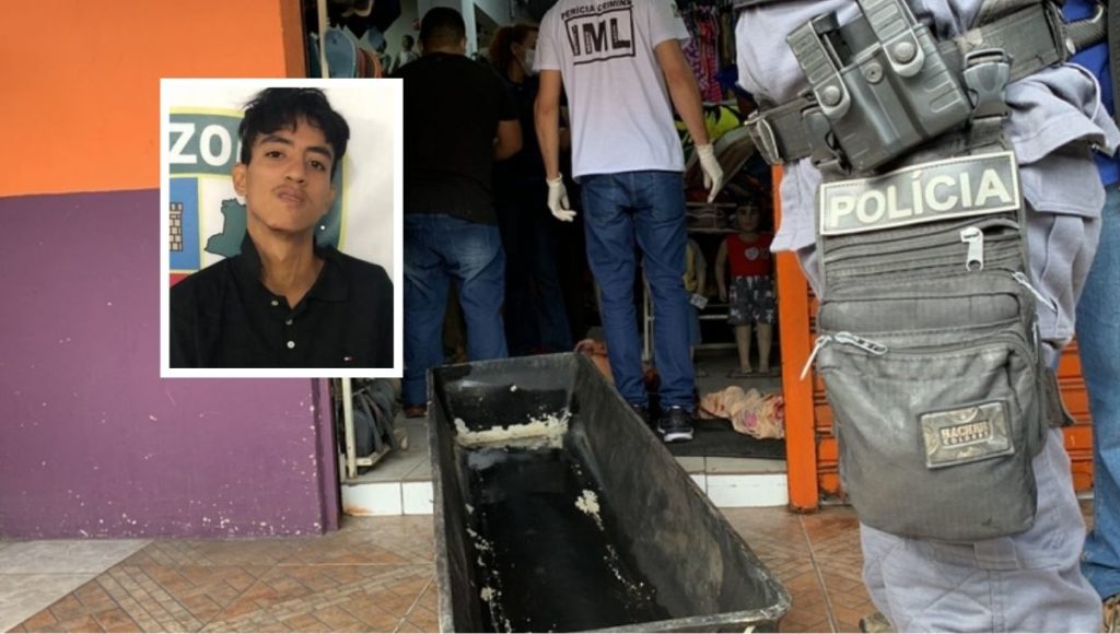 Ronald Farias dos Santos foi executado dentro de loja de roupas em Manaus (Foto: Reprodução)
