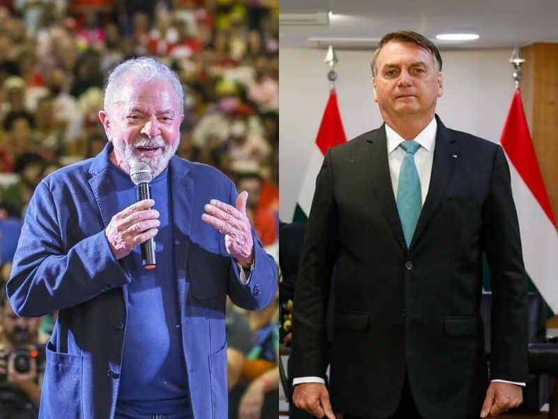 Lula e Bolsonaro concorrem ao Palácio do Planalto (Foto: Divulgação)