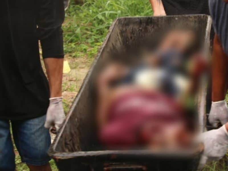 O corpo do homem foi encontrado por moradores em Manaus. (Foto: Divulgação)