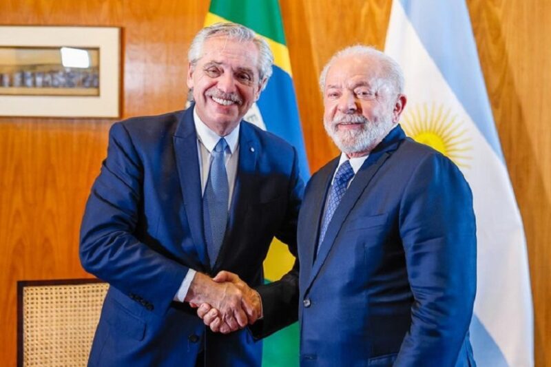 Lula e Férnandez - presidente argentino