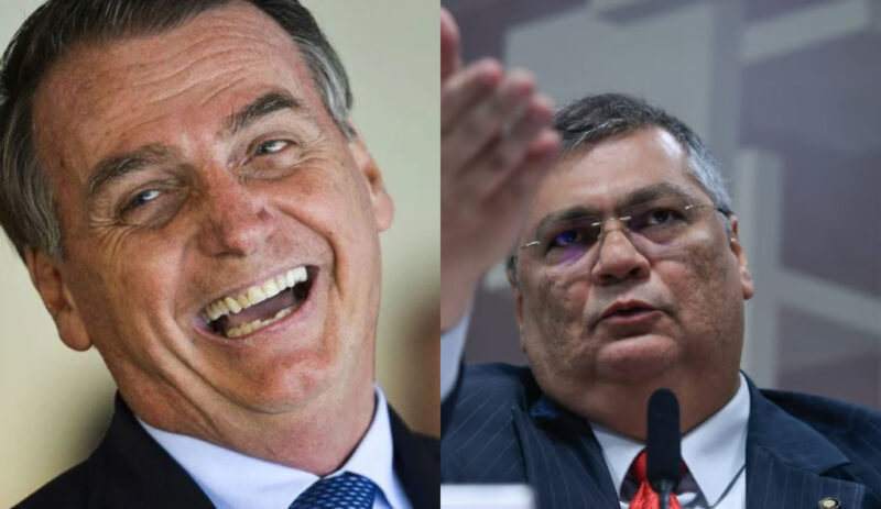 Bolsonaro e Flávio Dino