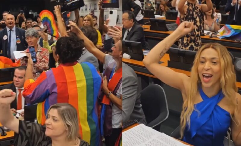 Deputados - protesto - LGBT- Comissão da Câmara