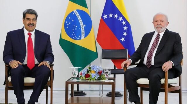 Lula e Nicolás Maduro - Venezuela e Guiana