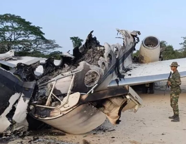 Venezuela - avião derrubado
