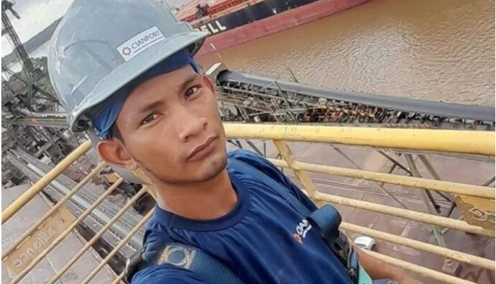 Corpo de trabalhador que caiu com enpilhadeira no Rio Amazonas é encontrado