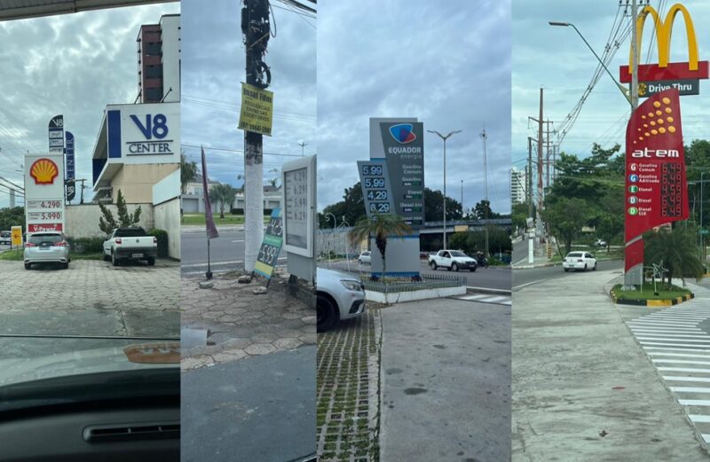 gasolina - postos de combustíveis - Manaus